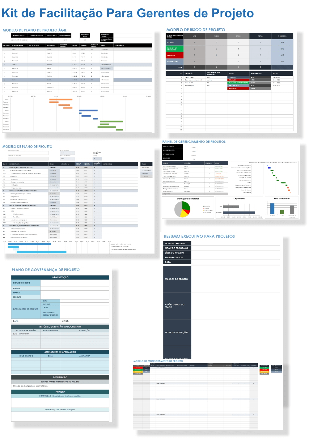 Kit de facilitação para gerentes de projeto