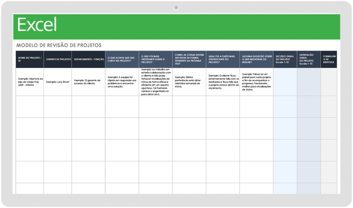 Modelo de Revisão do Projeto